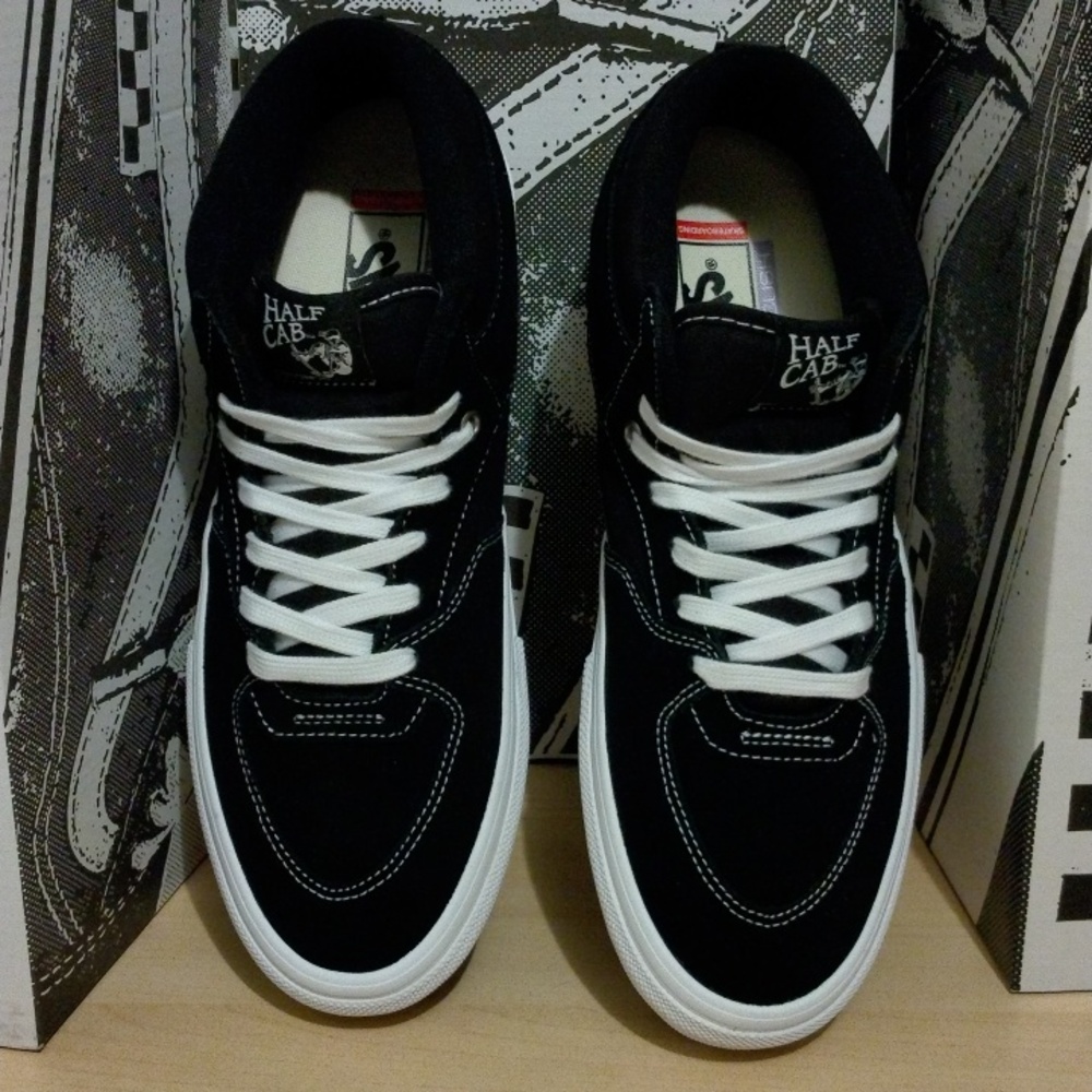 Vans Half Cab Black/white Pro
